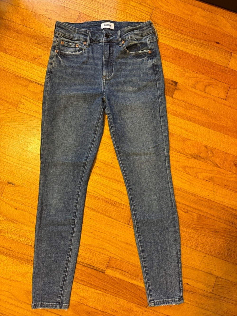 Pistola Audrey Mid Rise Skinny Jeans - Picture 2 of 14
